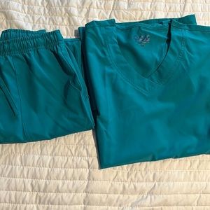 Teal Scrub Set